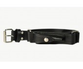 Mens Hobble/Ringer Belt with Squares & Pouch-108G